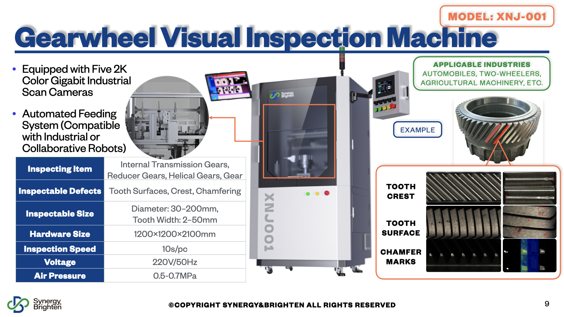 Gearwheel Visual Inspection Machine